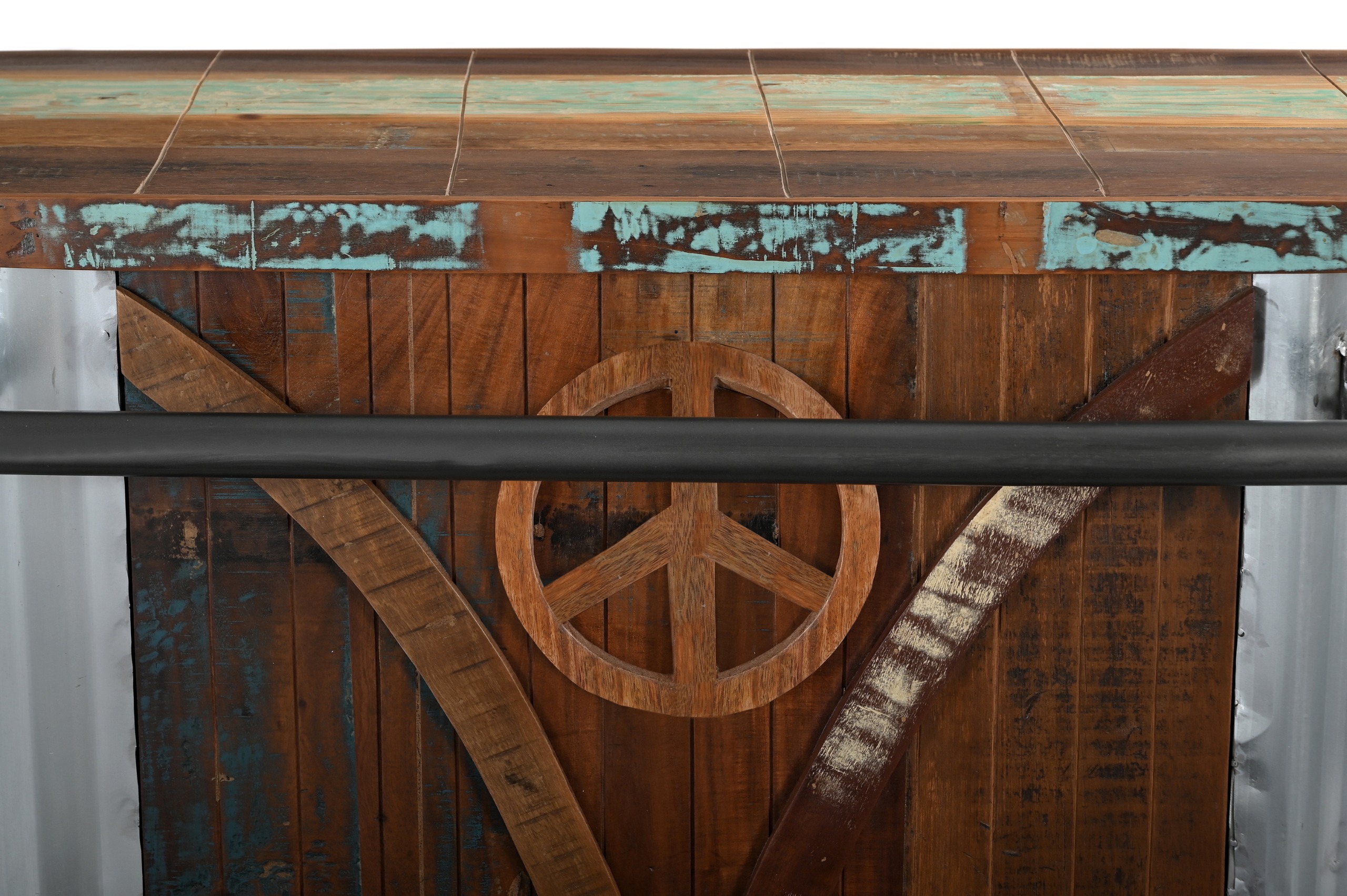 Bartresen/Ladentheke PEACE | Metall/Holz | 160 cm breit