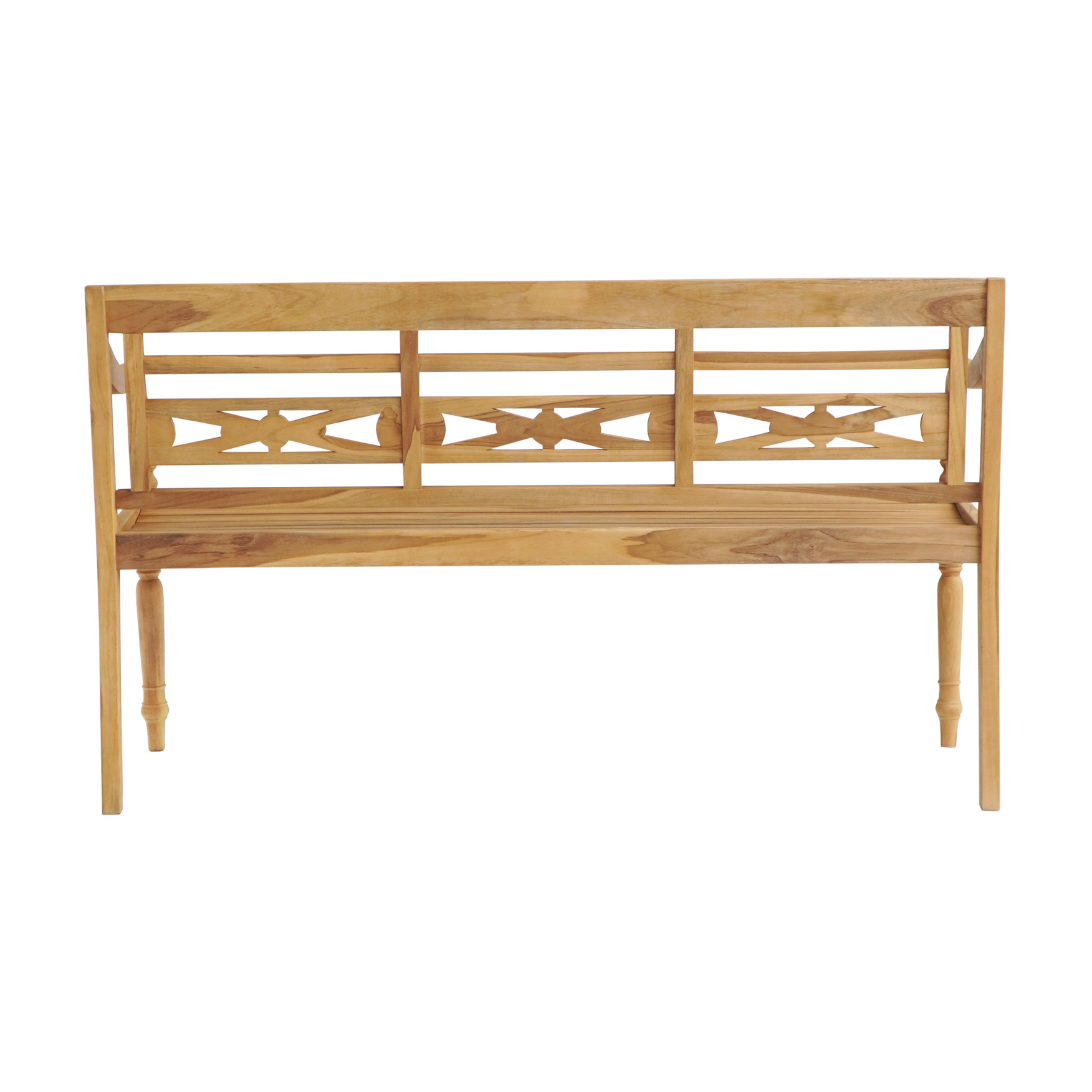 Gartenbank 3-sitzig CHRIS | Teakholz natur  | 150 cm  