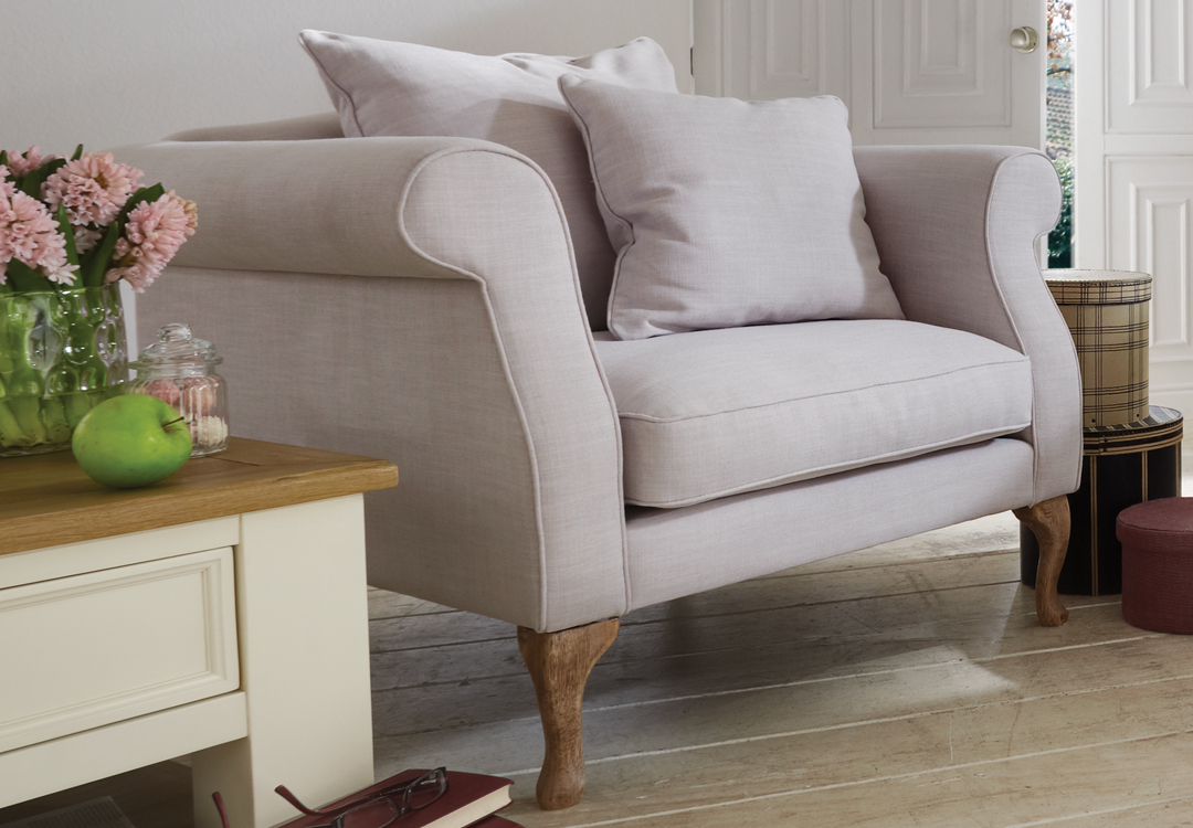 Sessel CAPRI (Stoff Field 60 Lightgrey)