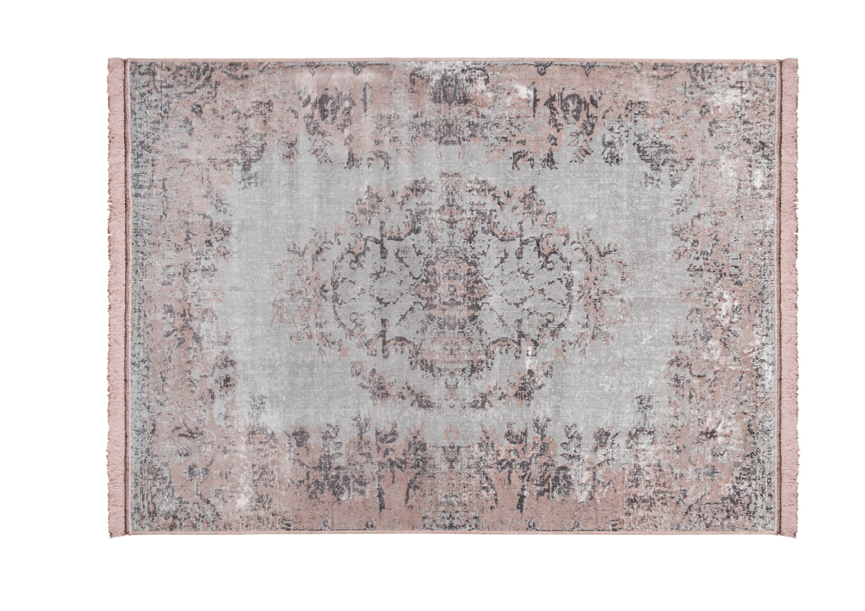 Vintage-Teppich VAN DYCK, 200 x 300 cm | altrosa | traditionelle Ornamente