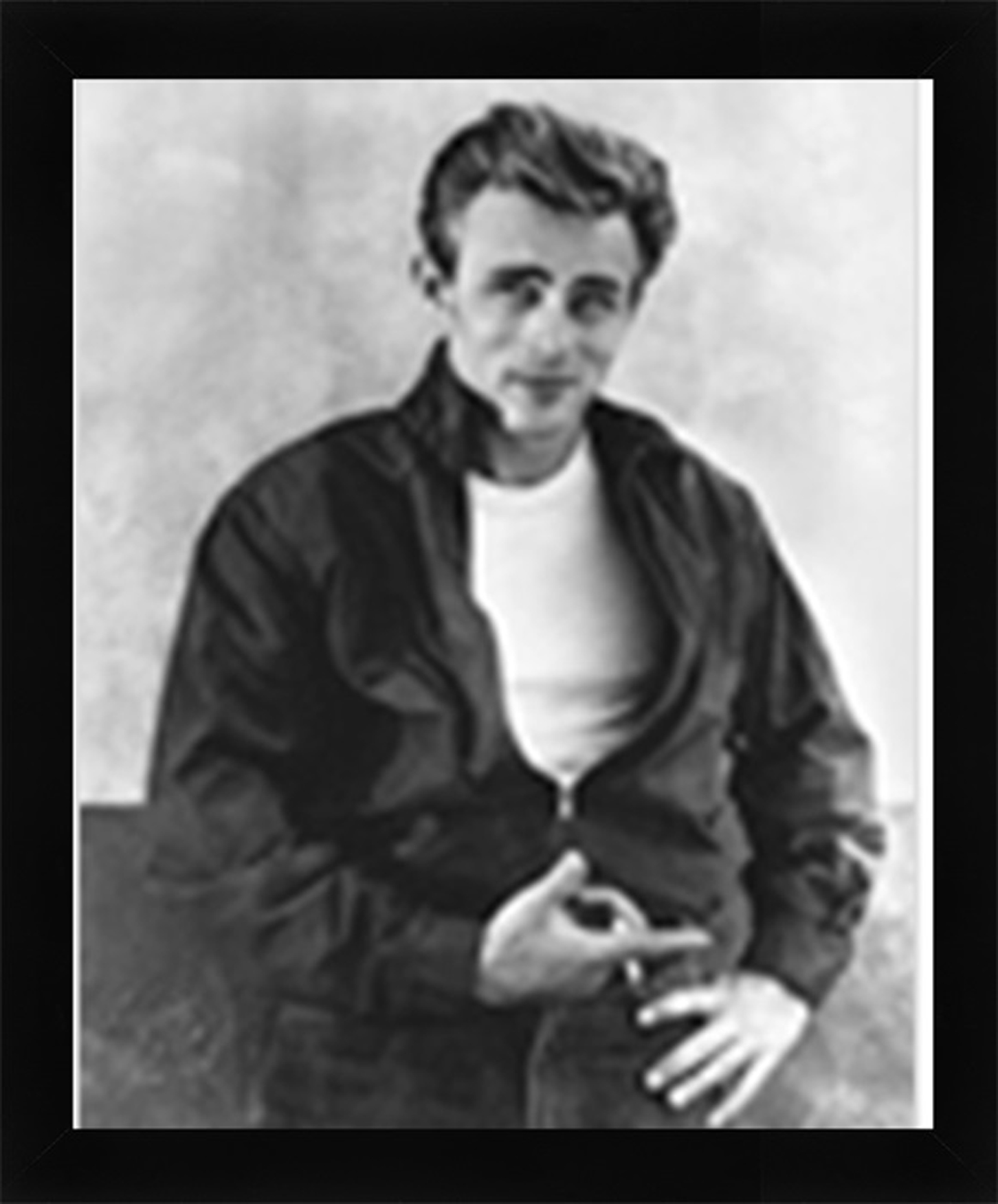 Wandbild MondiArt | JAMES-DEAN | Rahmen schwarz | S : 24 x 30 cm