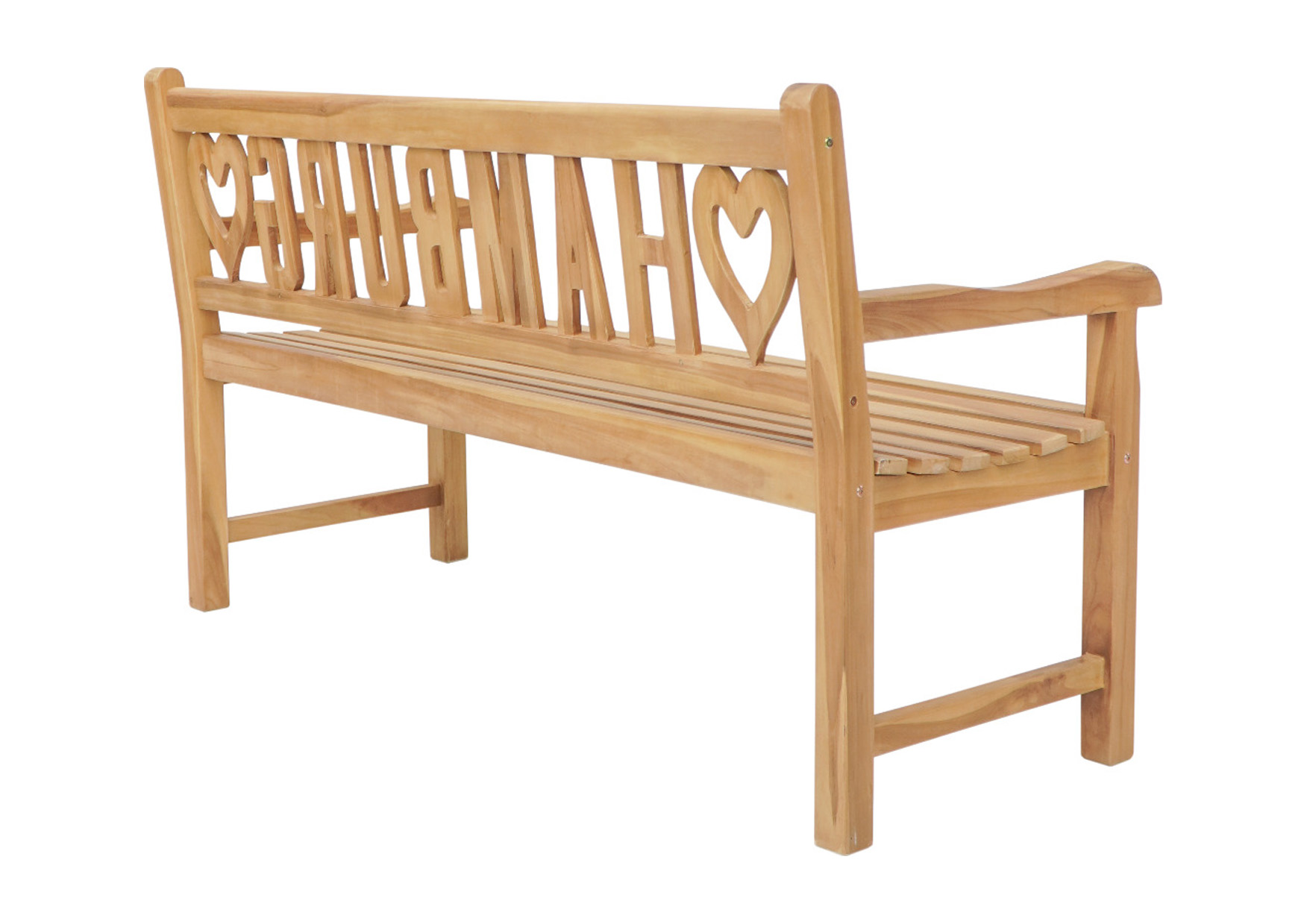 Gartenbank ♥Hamburg♥ | Teakholz | 150 cm 