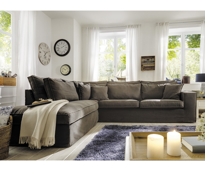 Hussen-Ecksofa NEAPEL