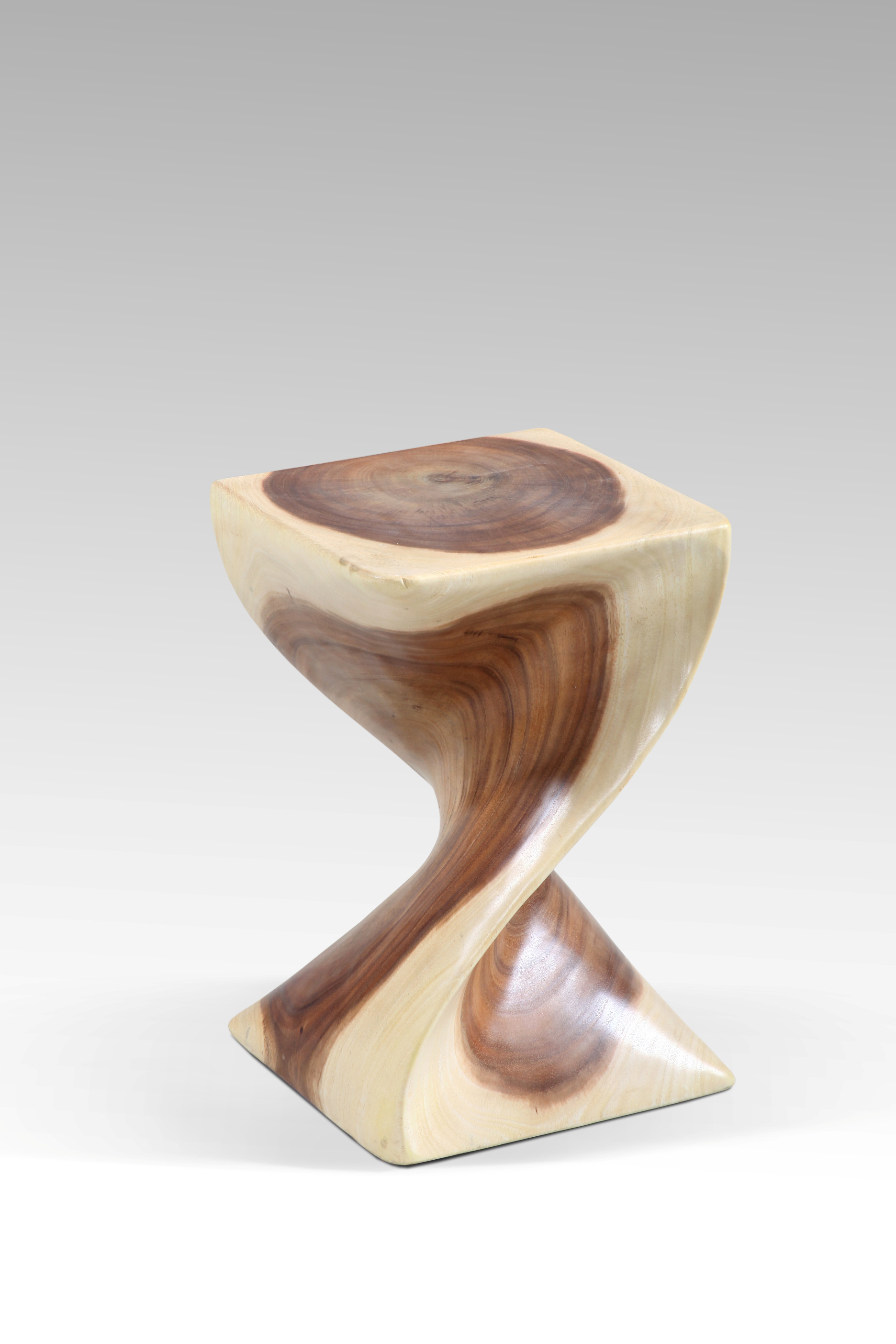 Beistelltisch | BELFAST | Suar-Holz massiv natur | rund 30 cm 