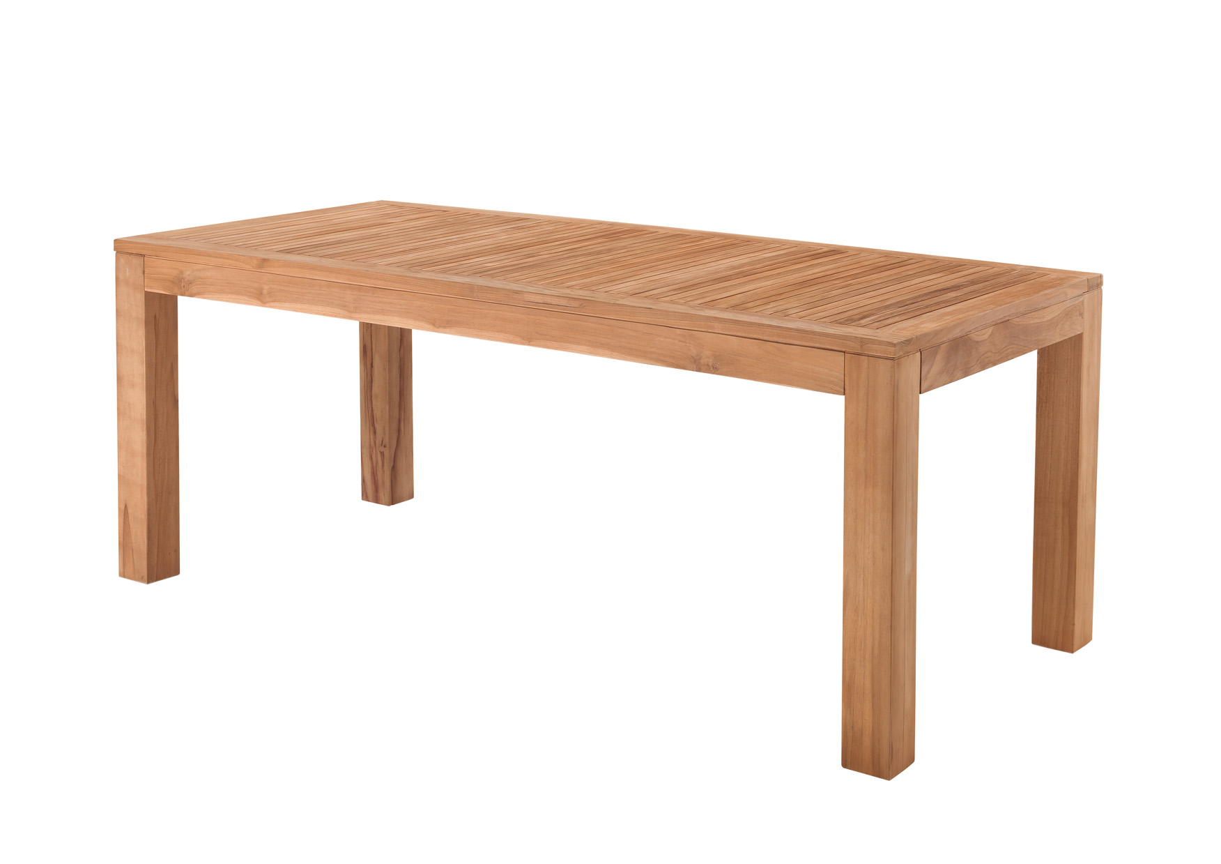 Garten-Esstisch HOME-L | Teakholz massiv | 200 x 100 cm 