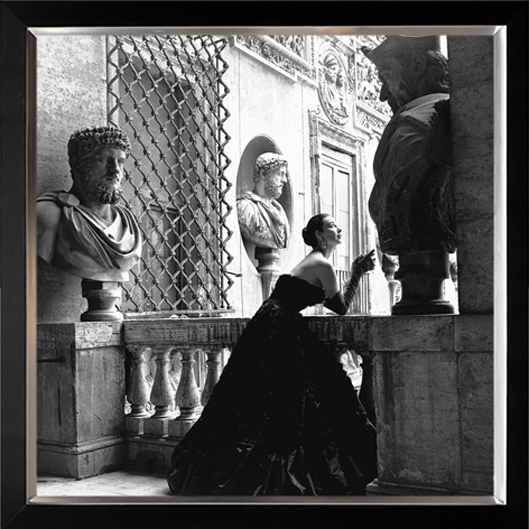 Wandbild MondiArt | EVENING DRESS | Rahmen schwarz | S : 50 x 50 cm