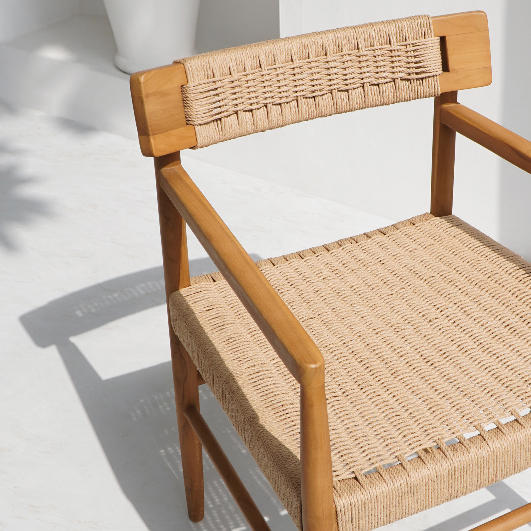 Gartenstuhl EVA | Teakholz | Loom naturfarben 