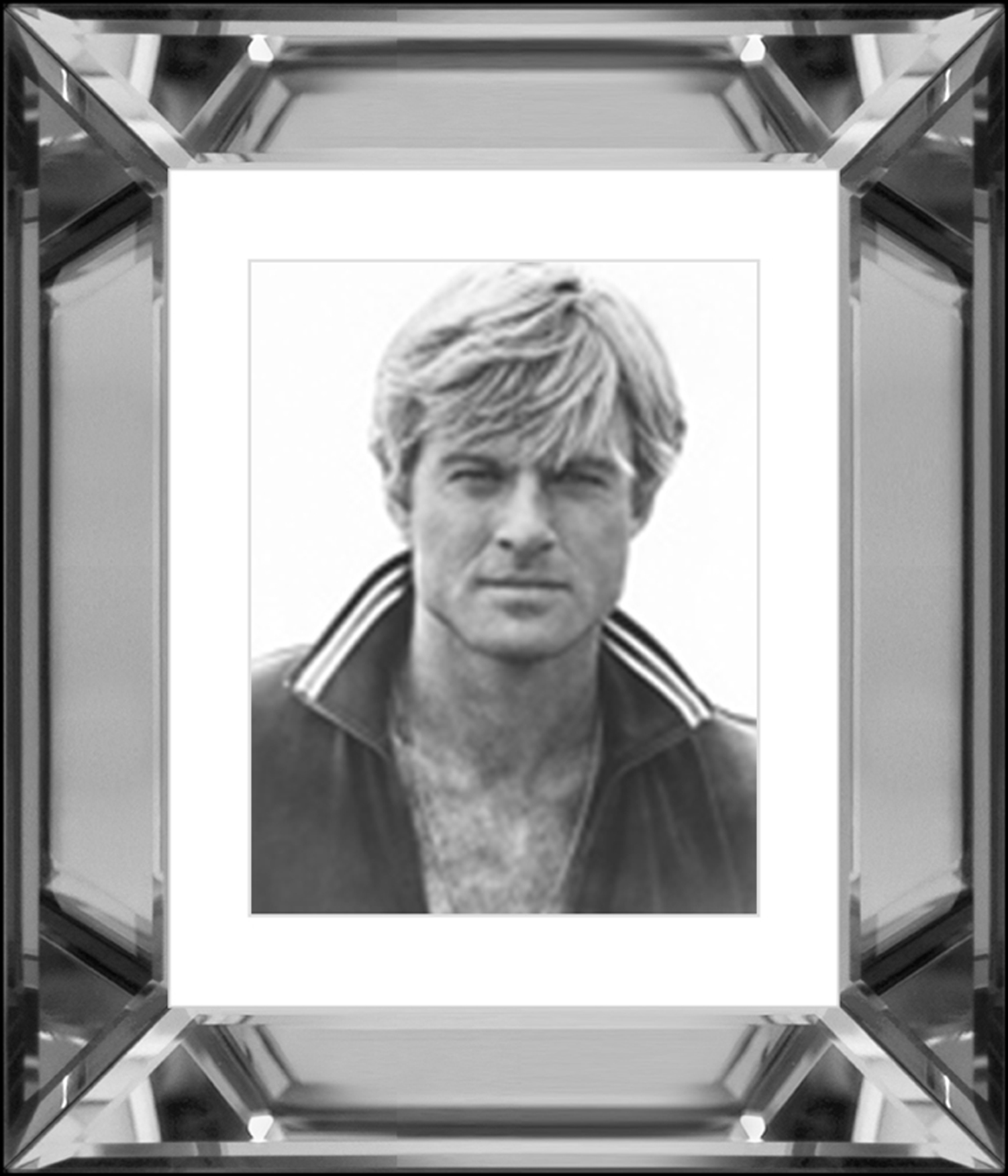 Wandbild MondiArt | ROBERT REDFORD | Spiegelrahmen | S : 24 x 30 cm