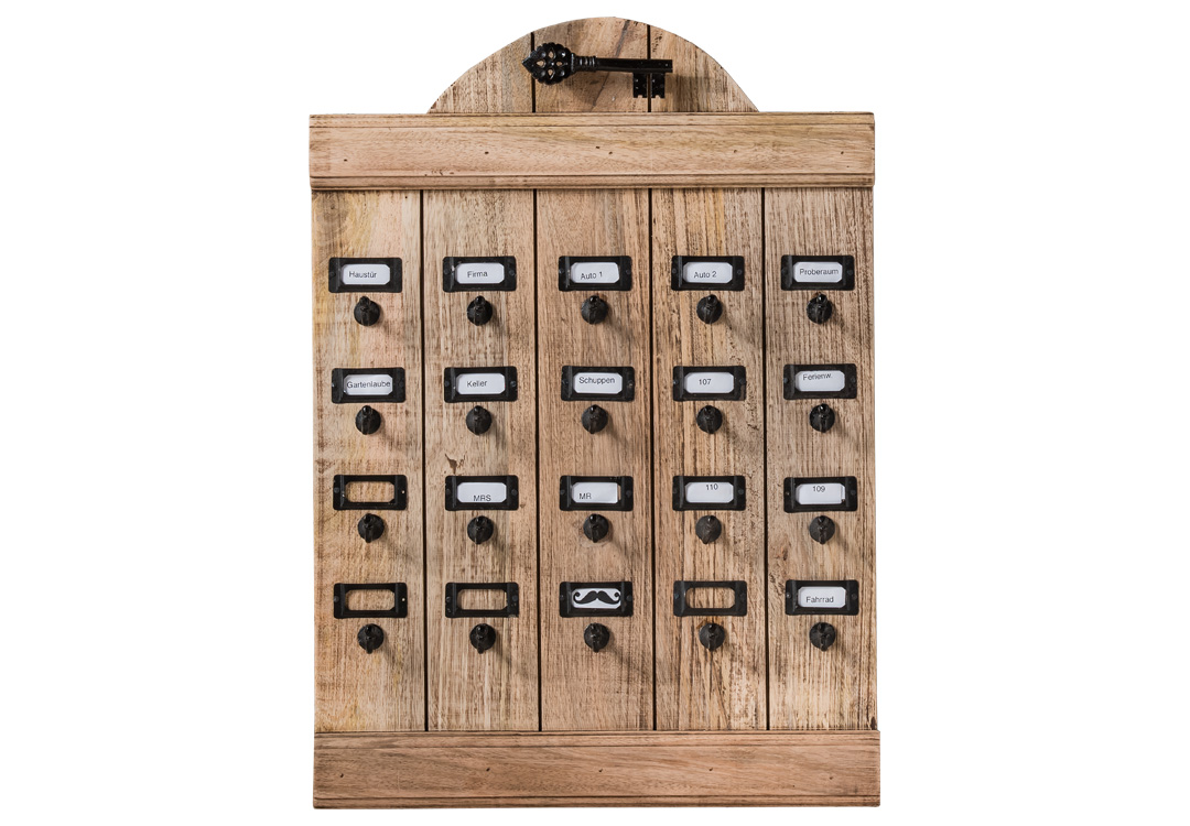 Schlüsselbrett KEY | recyceltes Holz | 50 cm breit