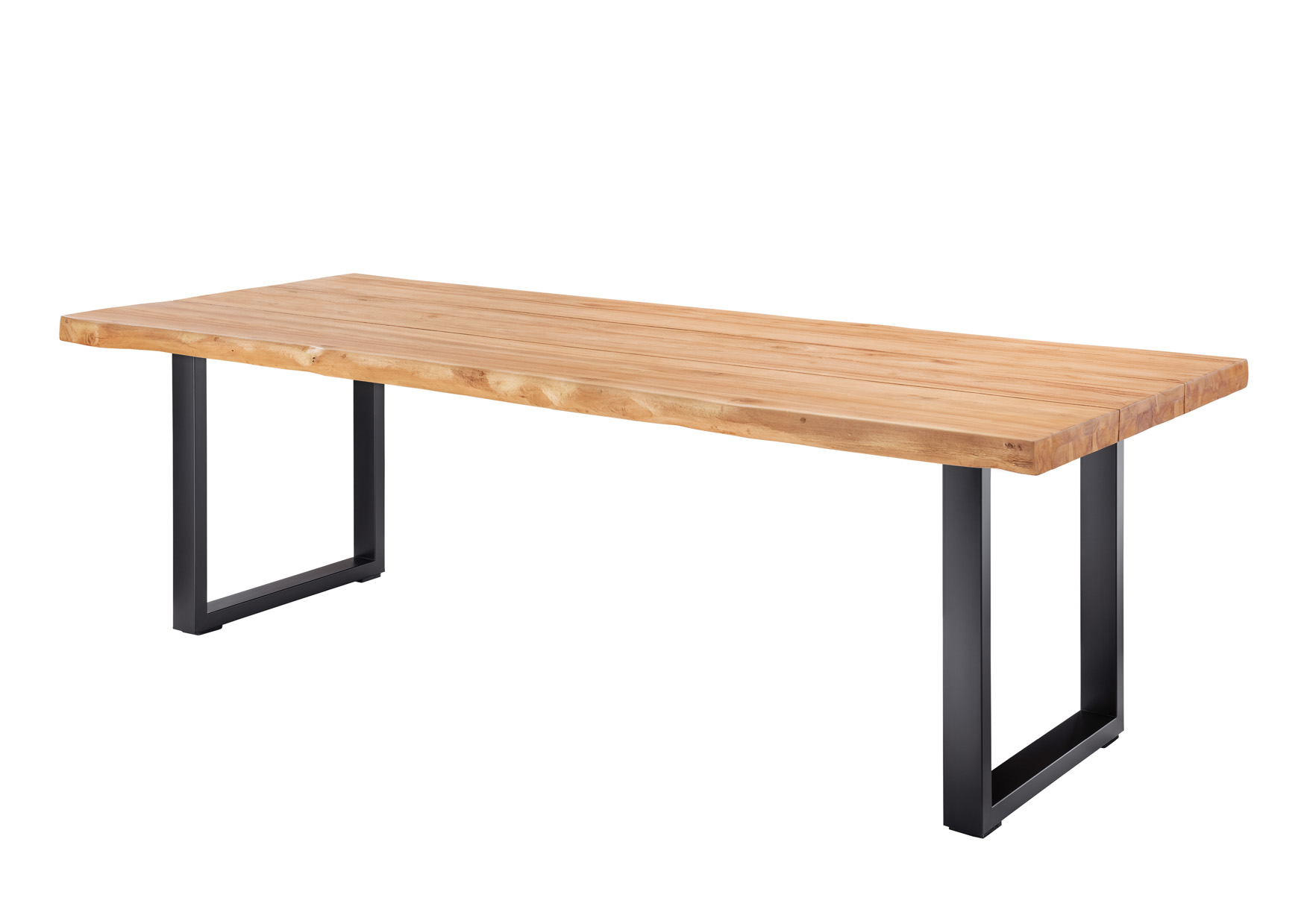 Garten-Esstisch BAUMKANTE | Teakholz massiv | 250 x 100 cm Garten-Esstisch BAUMKANTE | Teakholz massiv | 250 x 100 cm