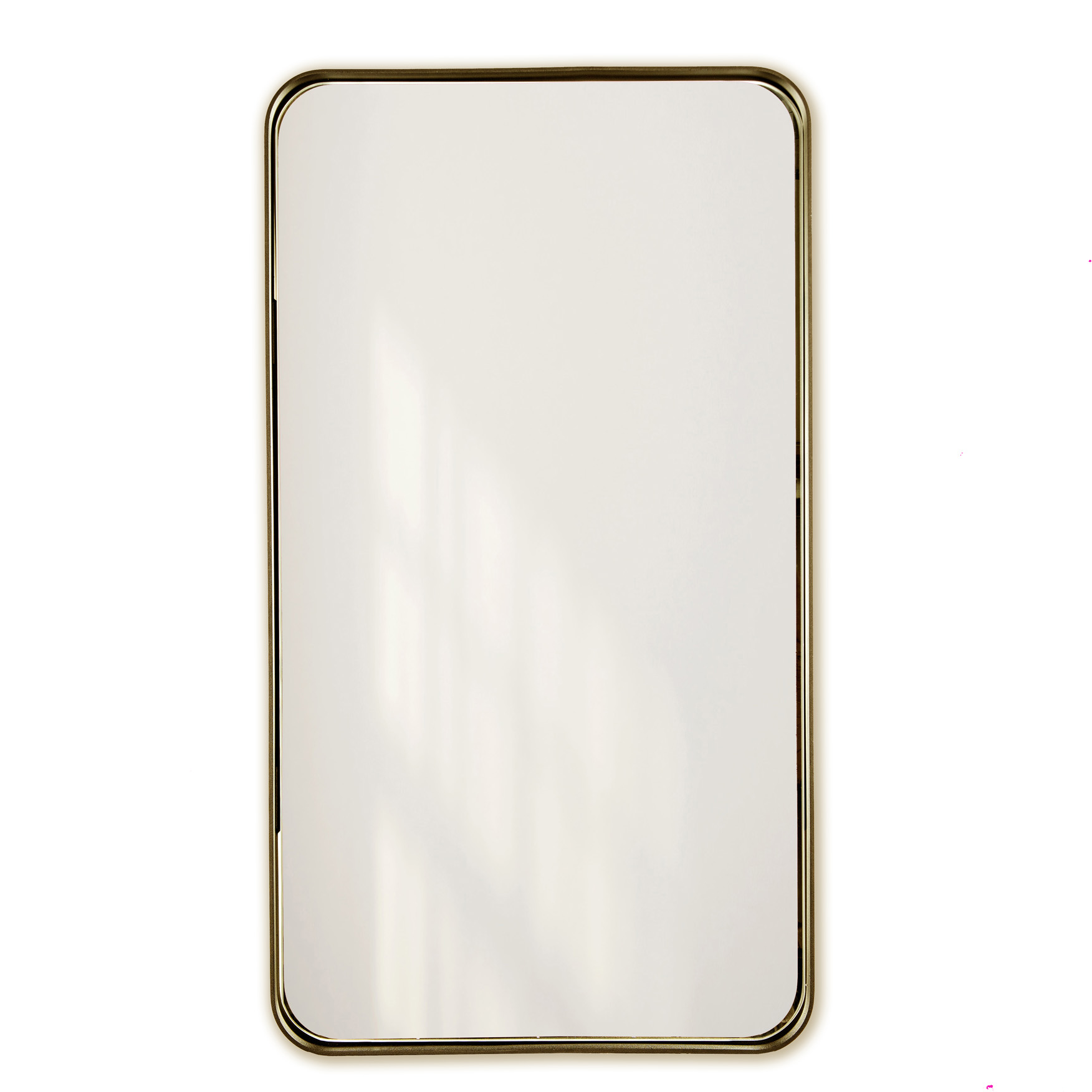 Spiegel OVALIS Gold M | Rahmen Stahl vintage gold | B/H/T: ca. 50 x 90 x 5 cm