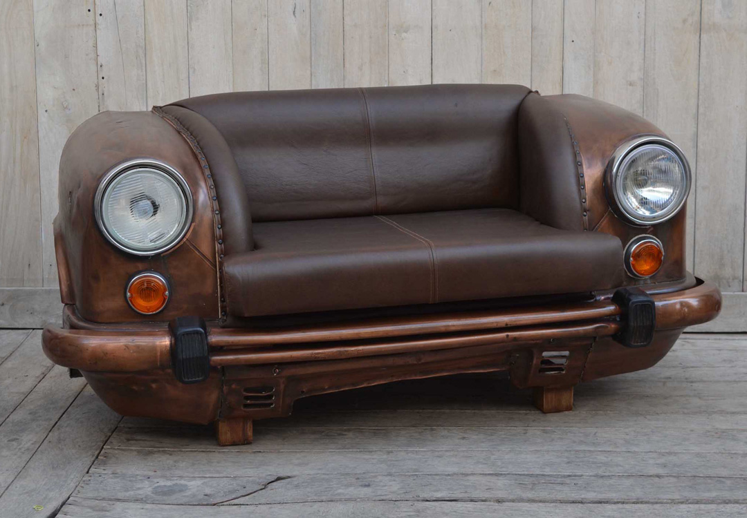 Original Ambassador-Autosofa, rostfarbig