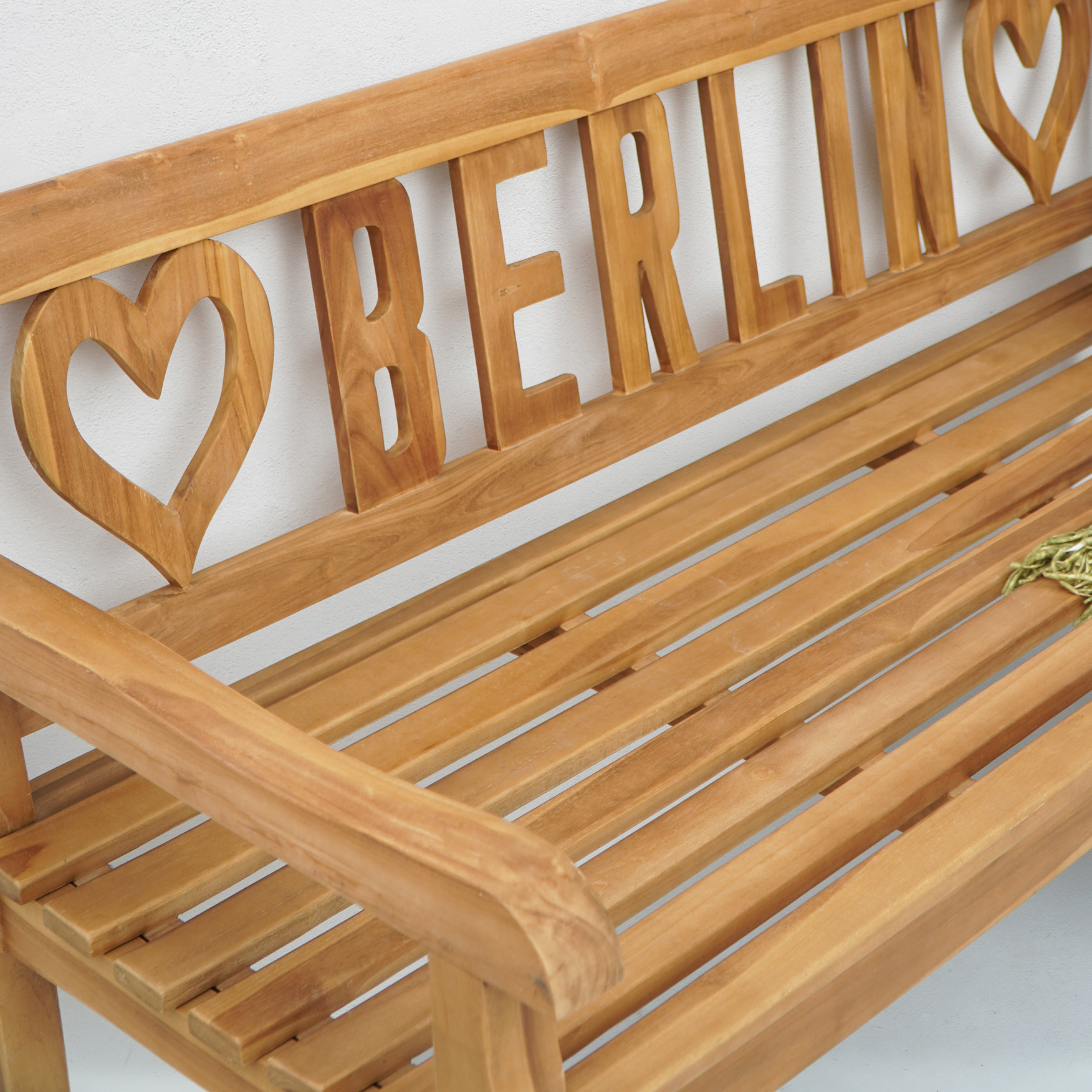 Gartenbank ♥BERLIN♥ | Teakholz | 150 cm 