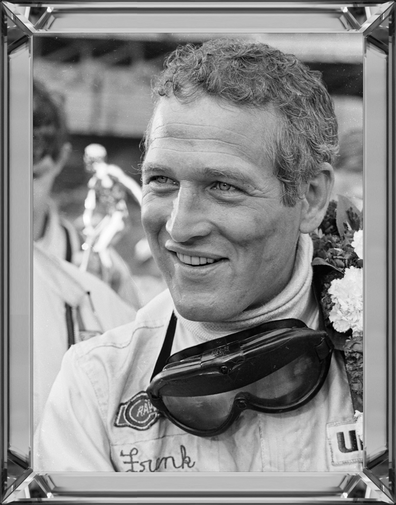 Wandbild MondiArt | PAUL NEWMAN | Spiegelrahmen | S : 60 x 80 cm