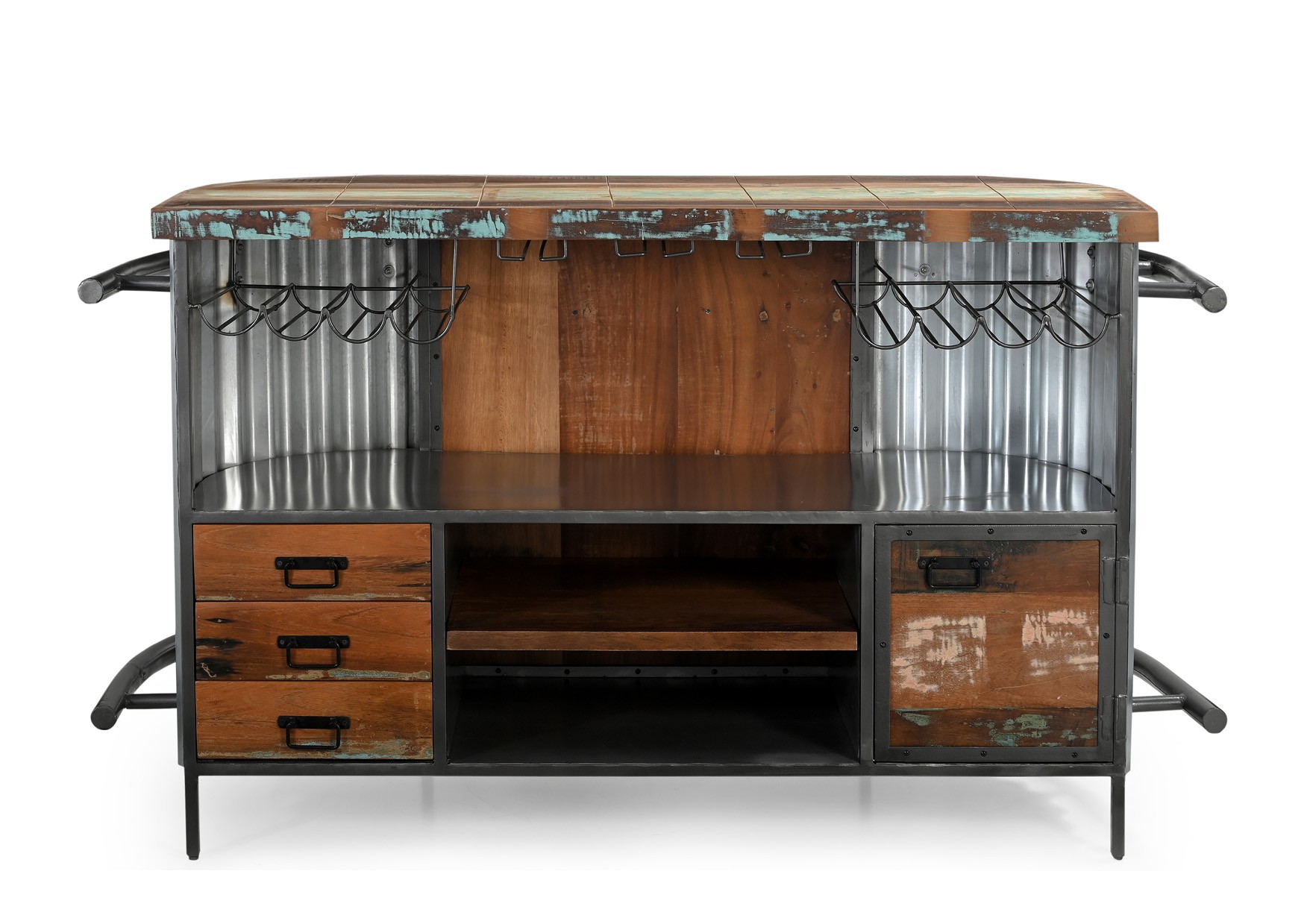 Bartresen/Ladentheke PEACE | Metall/Holz | 160 cm breit