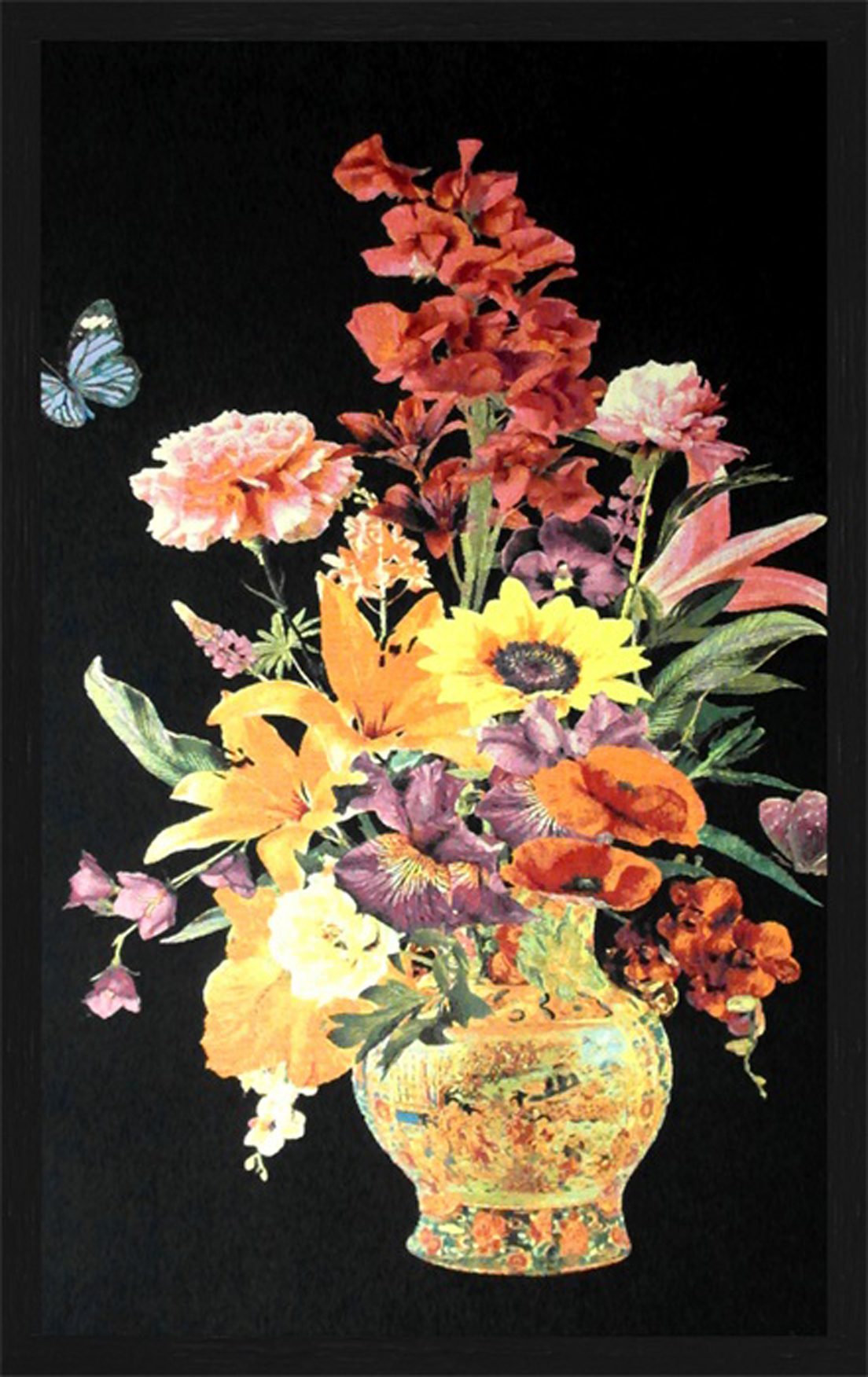 Wandbild MondiArt | FLOWER VASE | Gobelin gewebt | M: 83 x 128 cm