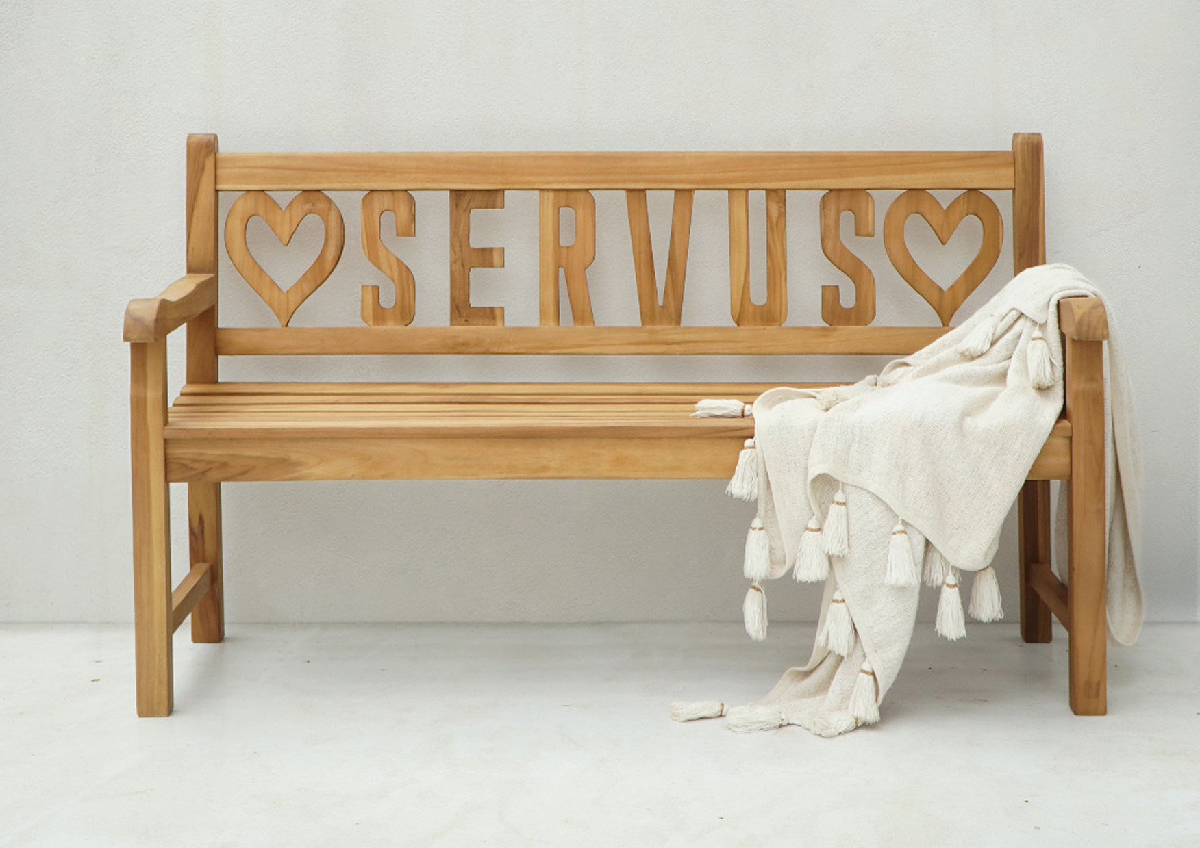 Gartenbank ♥SERVUS♥ | Teakholz | 150 cm 