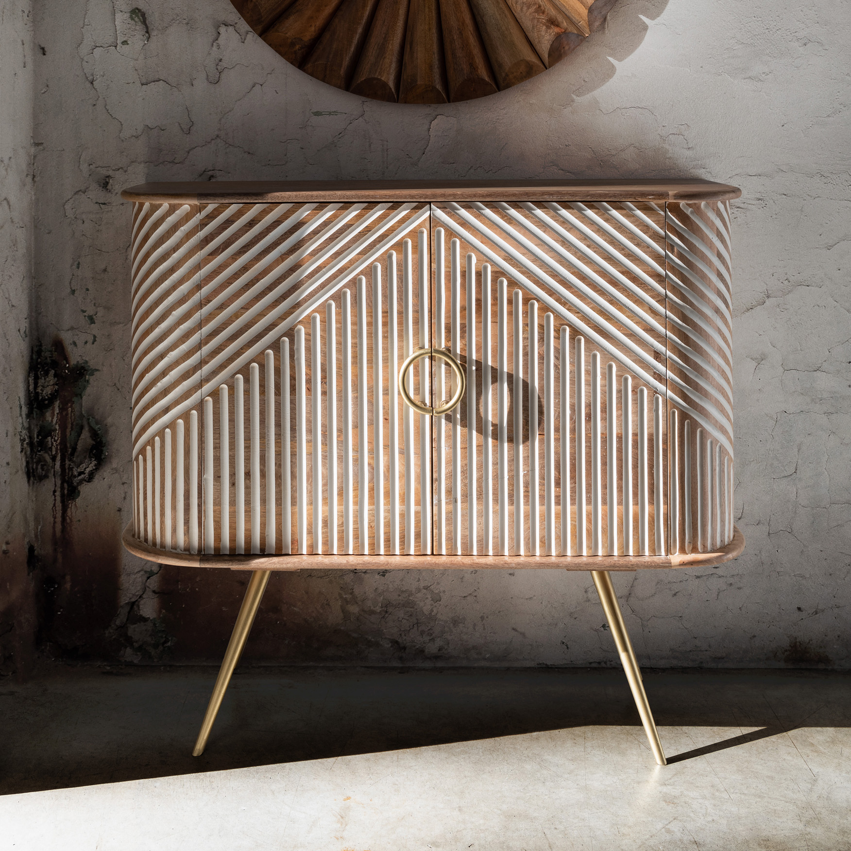 Sideboard ETHNO 2 | Mango/Altholz
