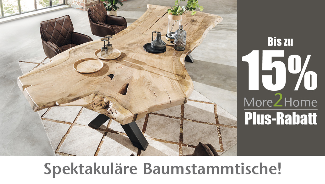 Baumstamm-Tische